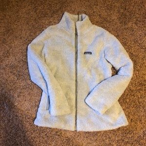 Fuzzy Patagonia zip up jacket